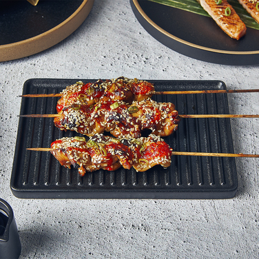 Тарілка-гриль 21.5*15 см, ефект чавуну, Forge Stoneware, GenWare