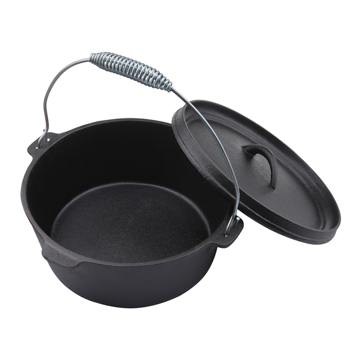 Казан голландський мангал чавунний 4 л. GRILLI