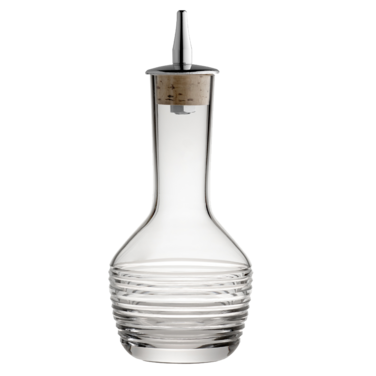 Пляшечка для біттерів 90 мл, 7 x 7 x 13 см, з горизонтальним візерунком, Urbanbar (Урбанбар)