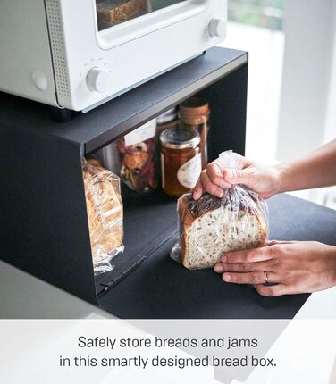 Хлібниця 40 х 32 х 24 см чорний YAMAZAKI