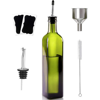 Дозатор для олії та оцту 500 мл, зелений Showvigor