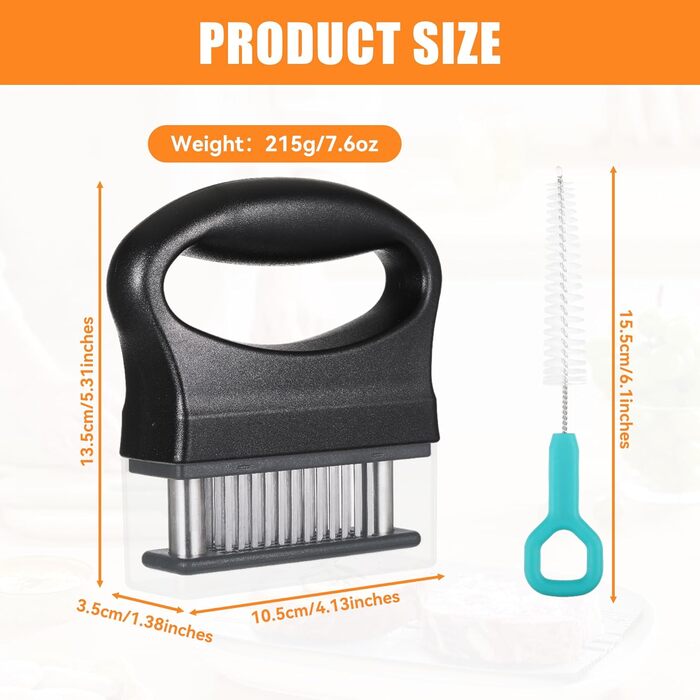 Пресс для мяса из нержавеющей стали с 48 лезвиями черный sdhiiolp