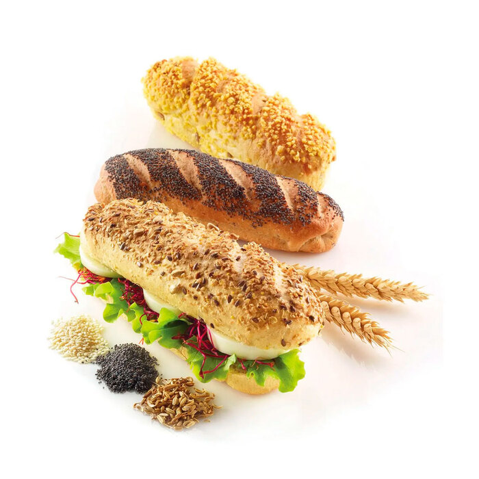 MINI BAGUETTE BREAD Форма из резины