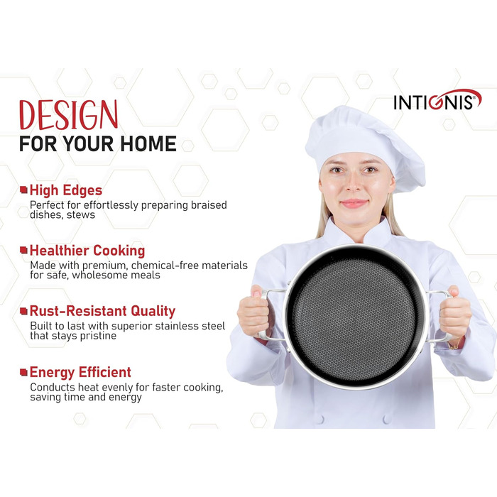 Каструля 5 л з кришкою, 24 см INTIGNIS