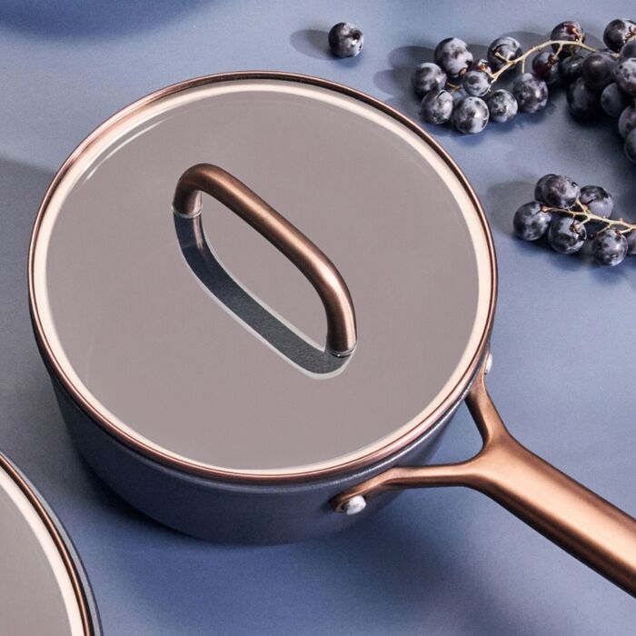 Сотейник 18 см зі скляною кришкою, синій Milano Zwilling