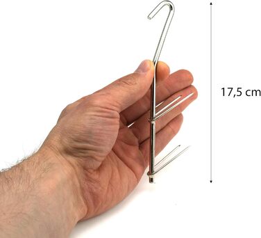 Набір гачків для копчення 6 предметів 17,5 см Zite