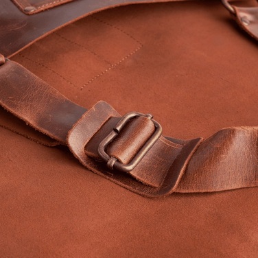 Фартух для барбекю шкіряний, коричневий Burnhard