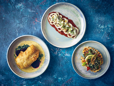 Тарілка презентаційна з бортиком 20.5хh 2.9 см, Terra Porcelain Seafoam, GenWare