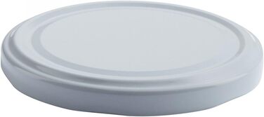 Банка 1 литр с завинчивающейся крышкой серебристая 6 шт mikken