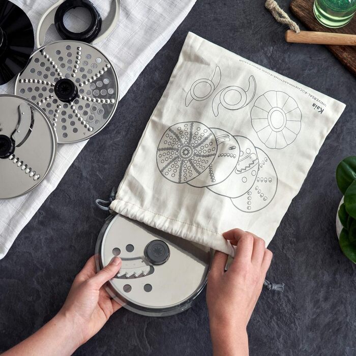 Кухонный комбайн 1000 Вт, 1,5 л, вкл. 4 режущих диска Springlane Kitchen