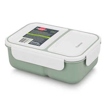 Ланч-бокс с двома відділенням Fissman 20x14x8см / 1300 мл (6769)
