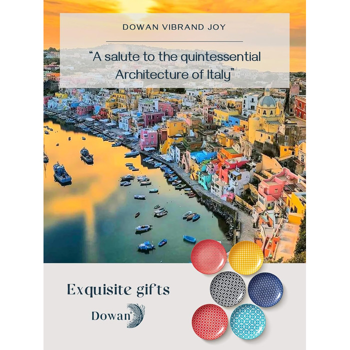 Столовая тарелка керамическая, набор обеденных тарелок 6 шт., набор разноцветных тарелок большой, фарфоровая паста салат набор тарелок, десертная тарелка, круглые сервировочные миски прочный для ужина Рождество (21,6 см), 26,7