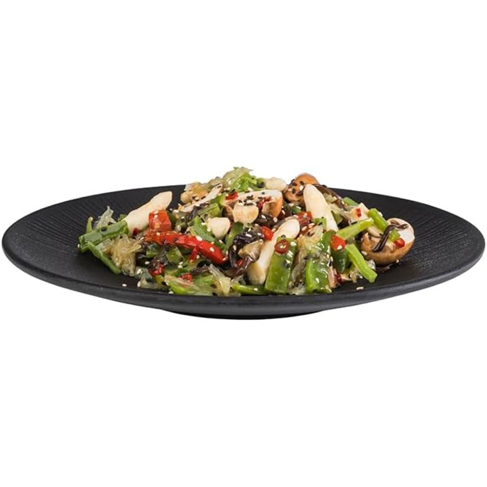 Тарілка меламінова 26 см, чорна NERO APS