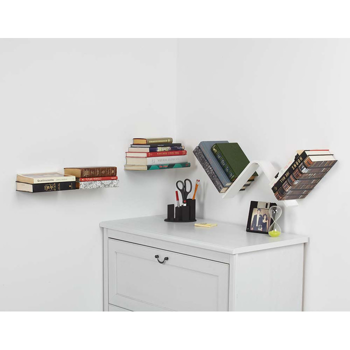 Настінні полки (3 шт) 14х13х13,5 см металік Conceal Umbra