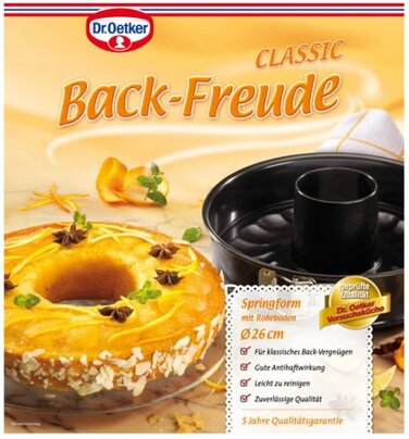 Форма для випічки кексів зі знімним дном Ø 26 см Back - Freude Classic Dr. Oetker