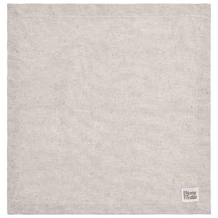 Серветка Ardesto Oliver, 40х40см, 100% бавовна, сірий світлий