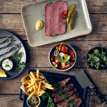 Страва прямокутна 30х20 см, Terra Porcelain Grey, GenWare