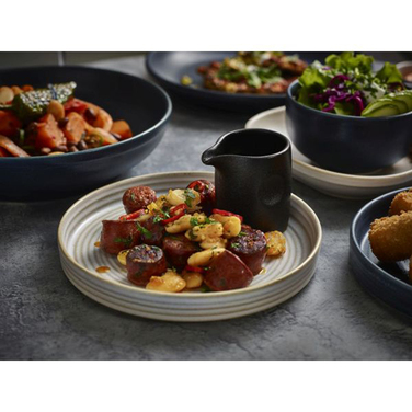 Тарілка з бортом, 18*2,6 см, презентаційна, Terra Stoneware Antigo Barley, GenWare