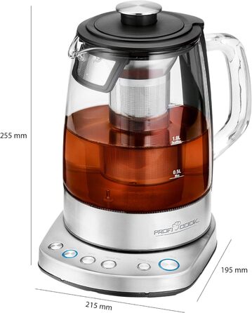 Електрочайник 1,5 л з керуванням по Wi-Fi 1167 G ProfiCook