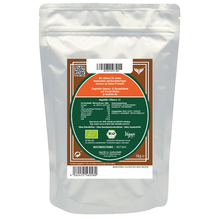 Суміш горіхів 1 кг Azafran