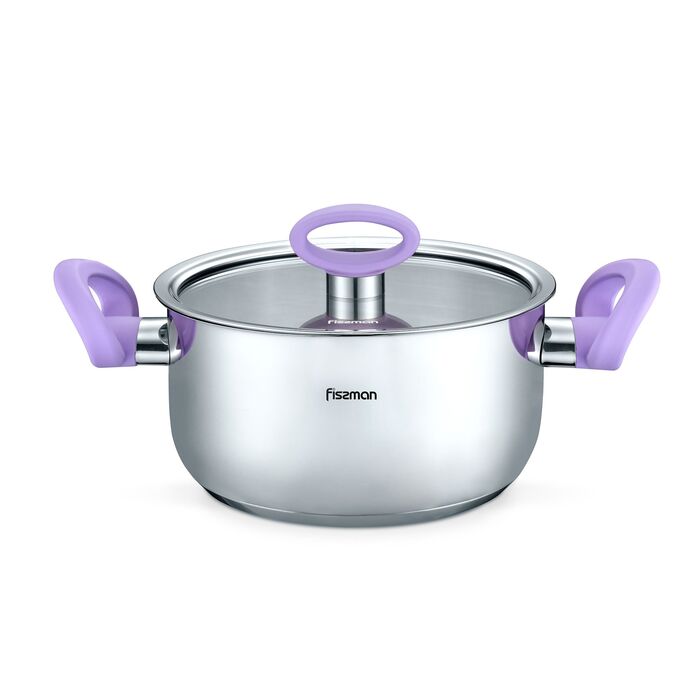 Каструля зі скляною кришкою 20 см 3,1 л VERONICA Fissman