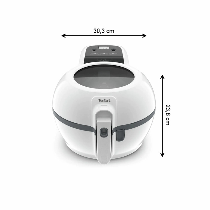 Tefal Мультипіч ActiFry Extra, 1500Вт, чаша-1,2л, механічне керув., підкл. до смартфону, авто перемішування, пластик, білий