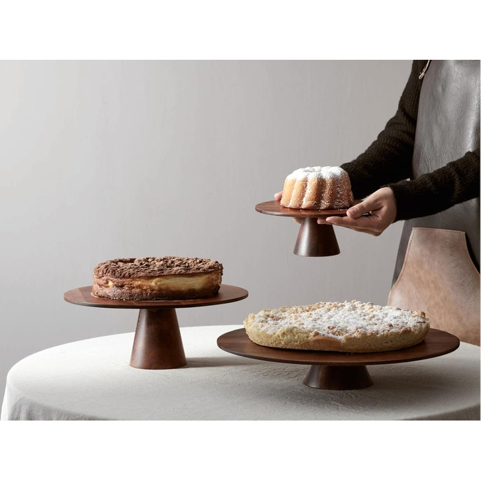 Підставка для торта дерев'яна 29 см Wood ASA