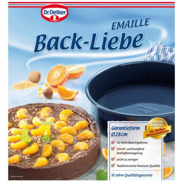 Форма для випічки кругла зі знімним дном Ø 28 см Back - Liebe Dr. Oetker