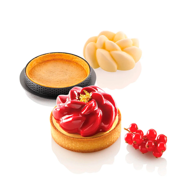 KIT TARTE RING FLEUR D80 MM Форма из резины