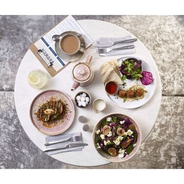 Тарілка презентаційна 21x2, 2 см з низьким вертикальним бортом, Terra Porcelain Rose Pink, GenWare