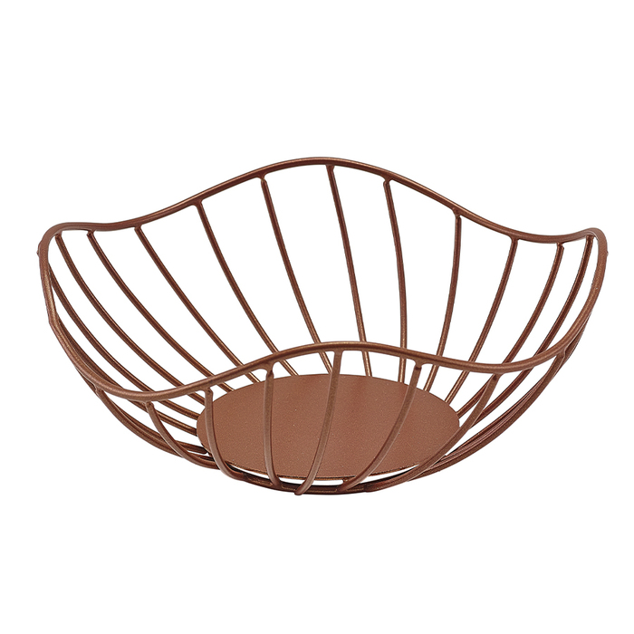 Кошик 20*8 см, мідний, металевий, Lotus Leaf, GenWare