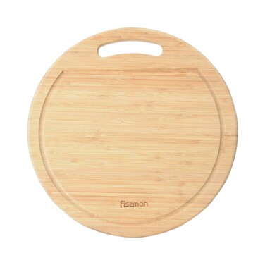 Обробна дошка для мяса, овочів і фруктів Fissman 33x33x1,9 см (8779)