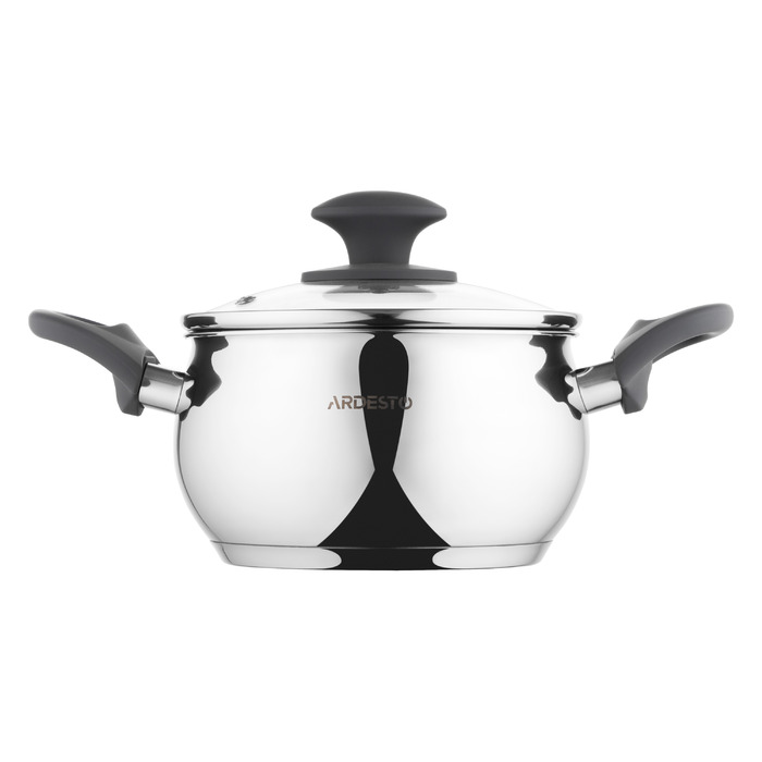 ARDESTO Gemini Cremona Pan, стеклянная крышка, 2,2 л, нержавеющая сталь