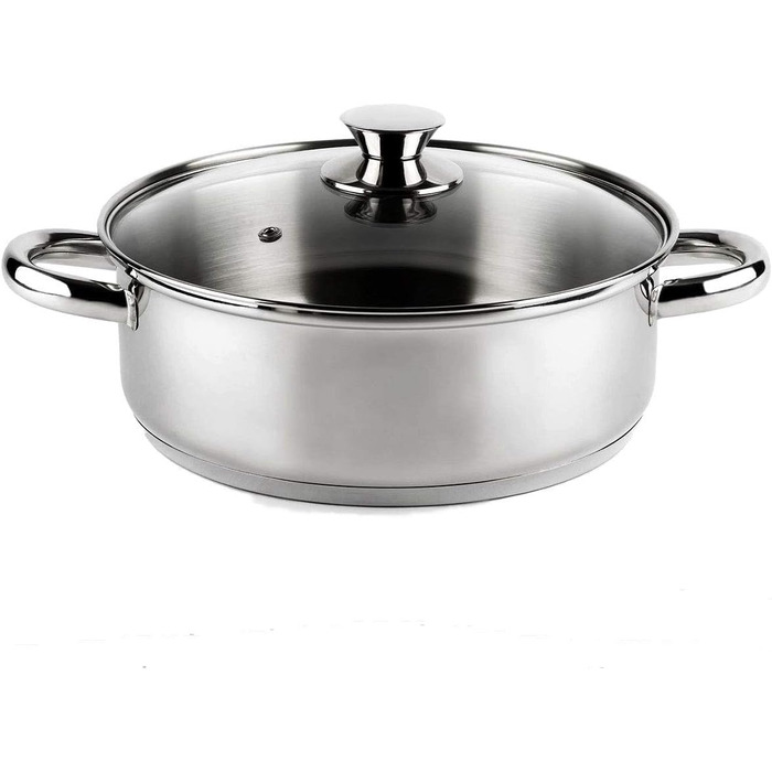 Каструля 2 л із скляною кришкою 18 см CI18 Vier