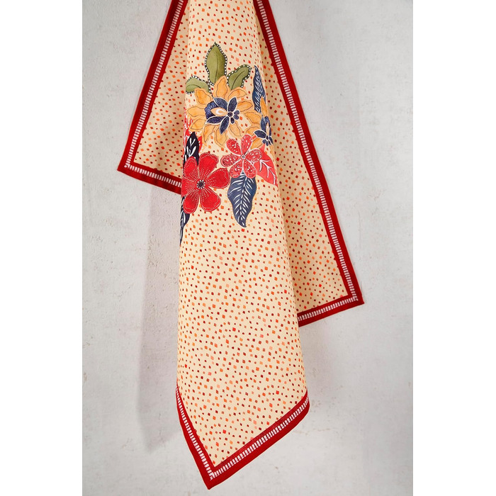 Набір із 3 багатоцільових кухонних рушників Барних рушників День подяки/Різдво (50 см x 70 см) (02 - Схід, 50 x 70 см (Набір із 3 шт.)), 39 Hermine Noel