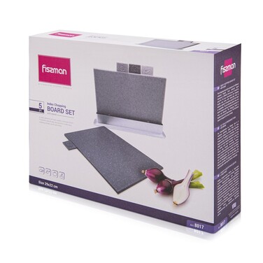 Набір обробних дощок Fissman 29х22 см 4 предмета (8017)