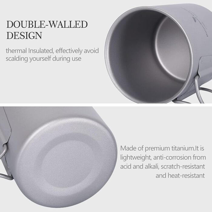 Кофейный набор с ситечком 375 мл. титан iBasingo