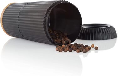 Мельница для соли и перца 12,3 см, набор 2 предмета, черный/белый Scape AdHoc