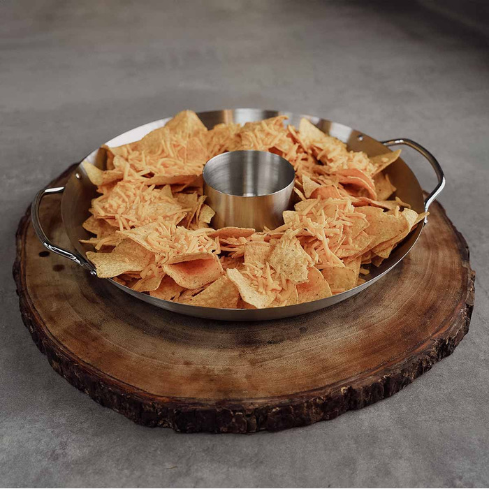 Стойка для курцы с перфорированным поддоном, нержавеющая сталь, 30 см Santos