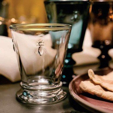 Набір склянок із золотим ободом La Rochere ABEILLE, h 10,3 см, 260 мл, 4 пр.