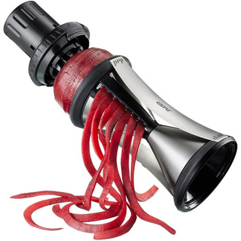 Набір кухонних помічників спіральний різак GEFU SPIRELLI та ніж для овочів SENSO - Спіральний різак для приготування овочевих спагетті та цудлів (Spirelli XL)