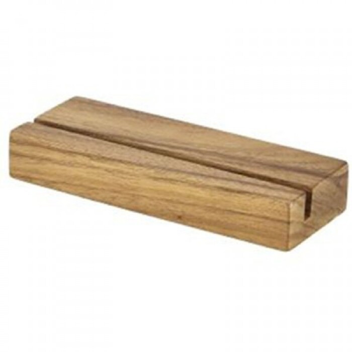 Меню-холдер 20*7.5*3.2 см, деревянный, акация, GenWare