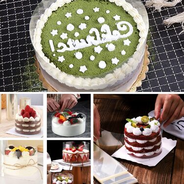 Фольга для торта 3 шт 8/10/12 см UKOFEW