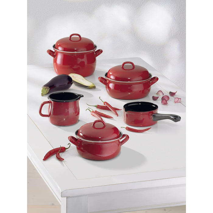 Каструля з кришкою 18 см Riess