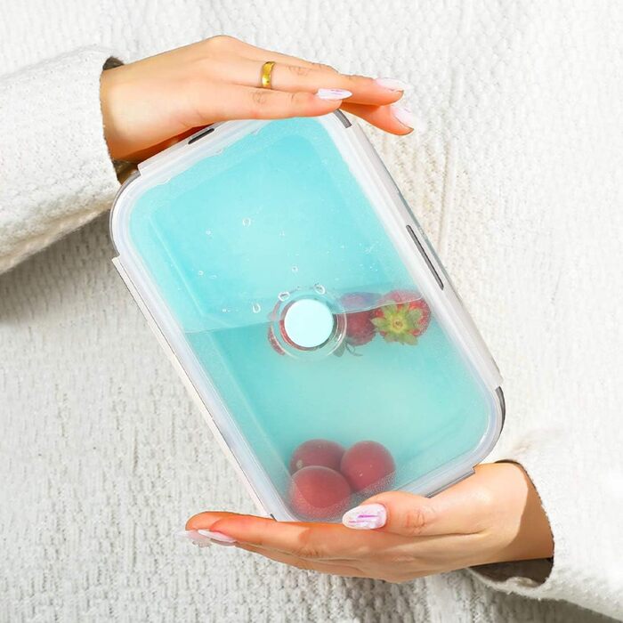 Складаний силіконовий контейнер для зберігання з кришкою 4 шт Beeptrum