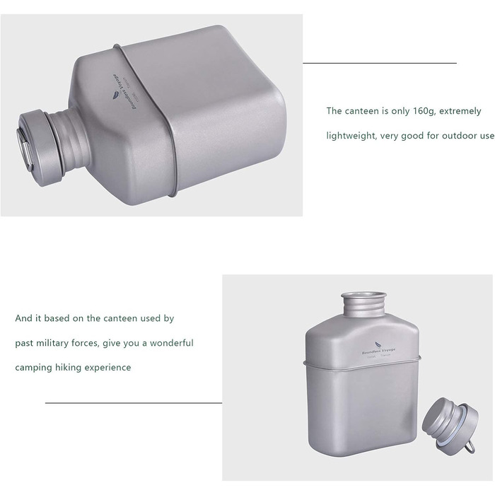 Військова пляшка для води 1100 мл iBasingo
