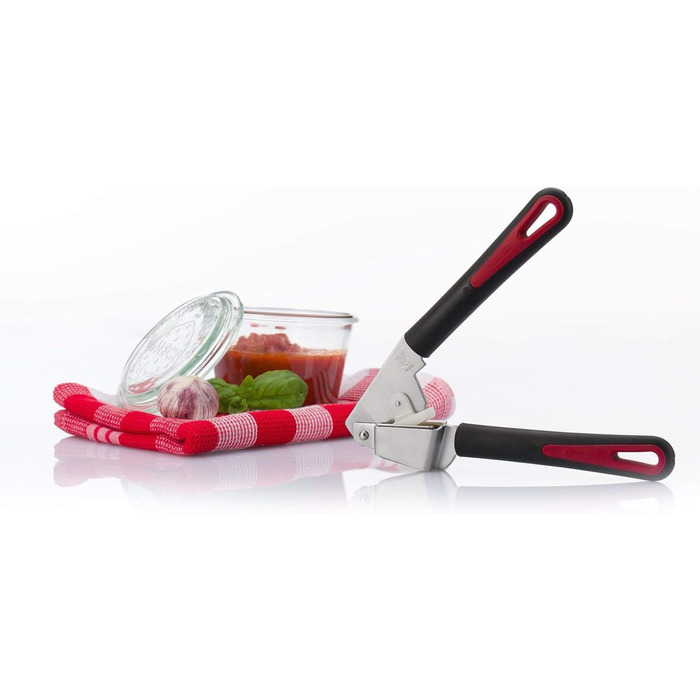 Прес для часнику Westmark - Premium Graphite Edition - з очисним елементом - не потребує очищення - для часнику, імбиру та інших - менше зусиль (Gallant)