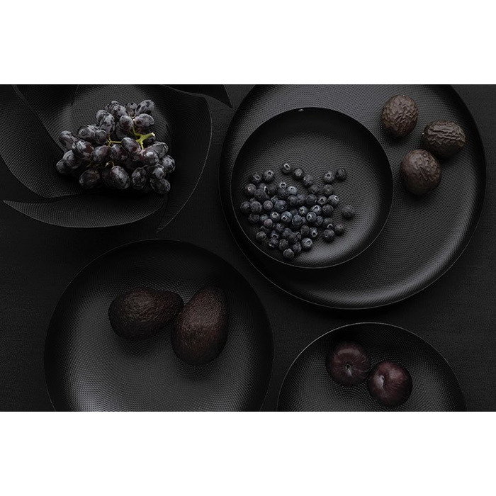 Чаша для фруктів 29х11,6 см чорна Twist again Alessi