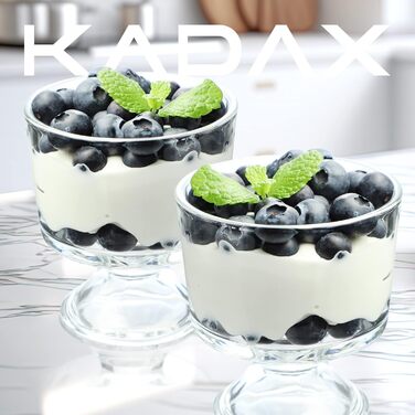 Набір креманок для мороженого 12 шт. 280 мл KADAX