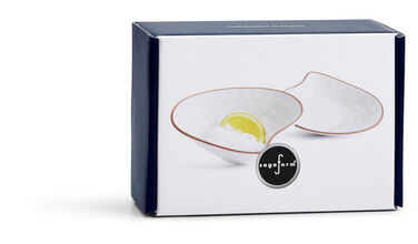 Блюдо для морепродуктів з 2 частин біле Sagaform